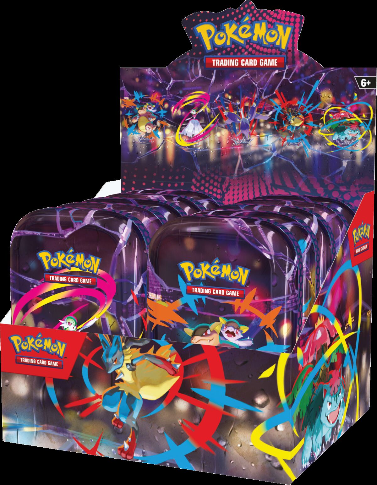 Pokemon TCG Mega Heroes Mini Tin puszki 1szt.mix