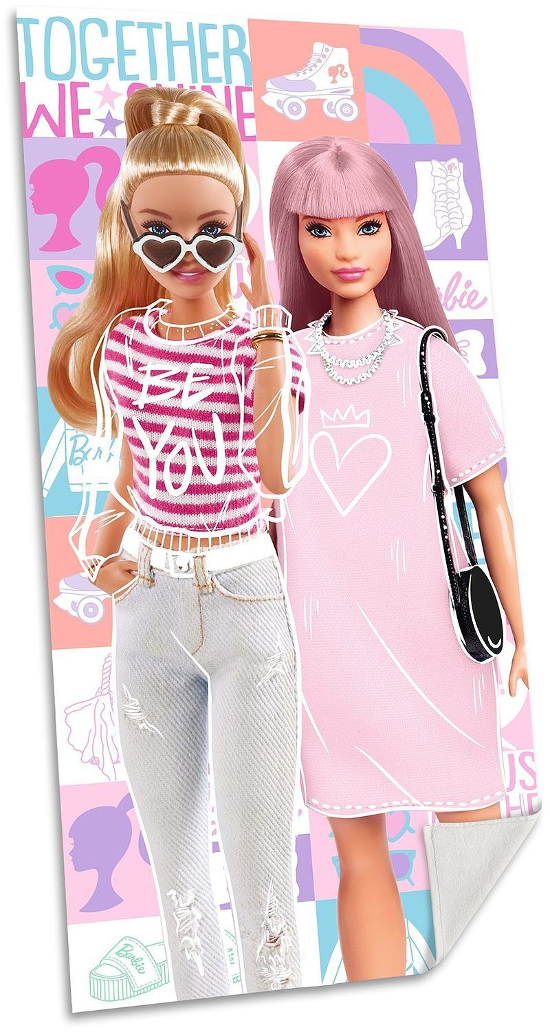 Ręcznik plażowy barbie 70x140 cm bb00017
