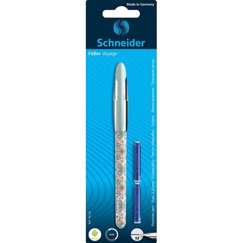 Pióro wieczne schneider voyage m + 2 cartridge mix. Blister