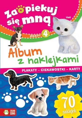Album z naklejkami zaopiekuj się mną zeszyt 4