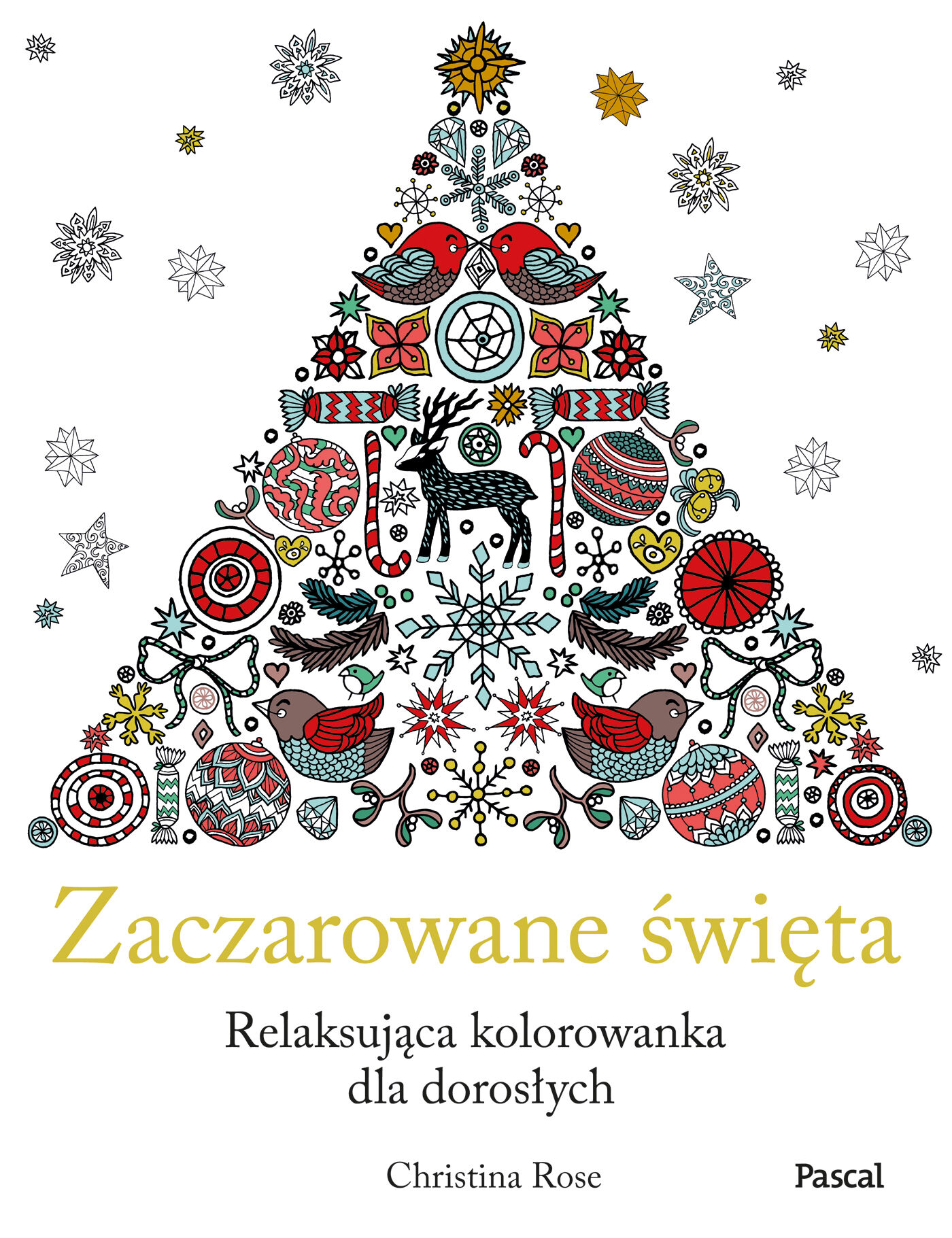Zaczarowane Święta. Relaksująca kolorowanka dla dorosłych