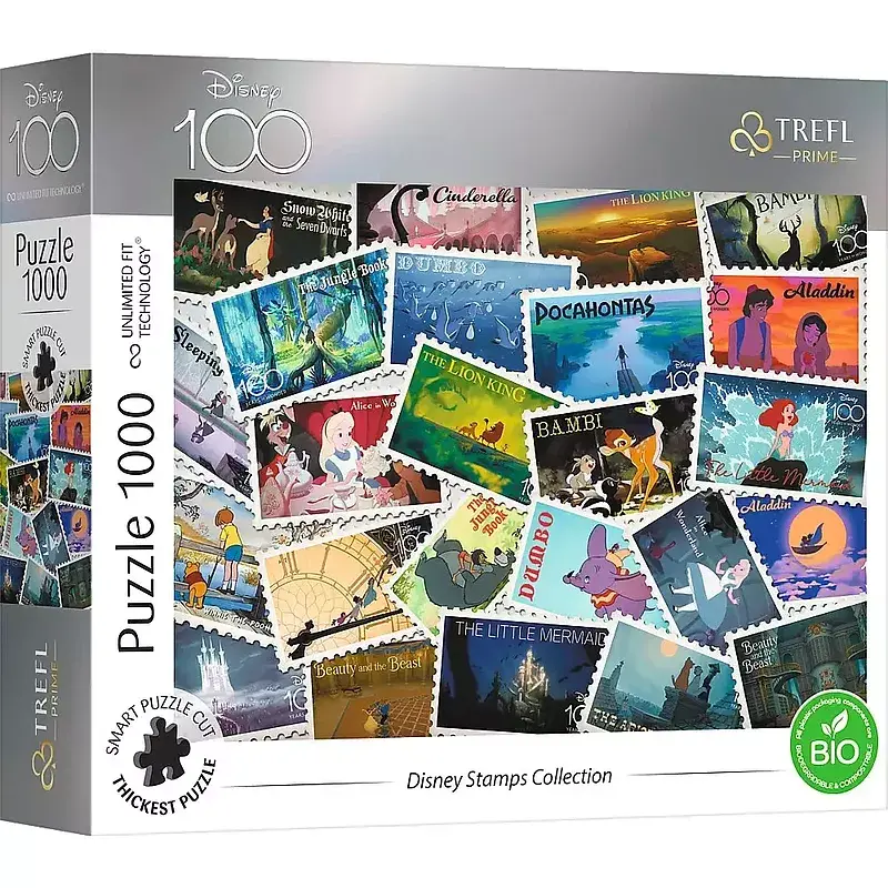 Puzzle 1000 disney stamps collection 10760