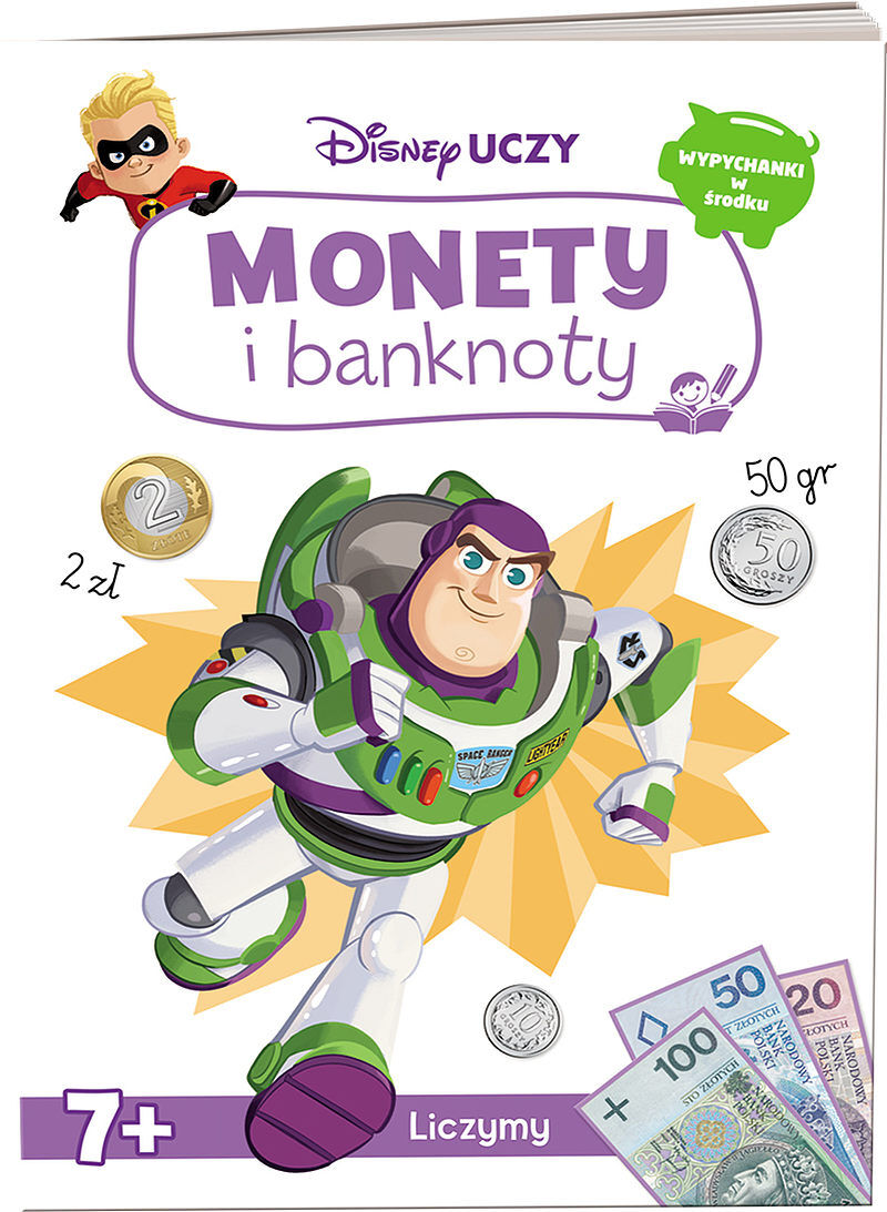Disney uczy monety i banknoty upz-9301