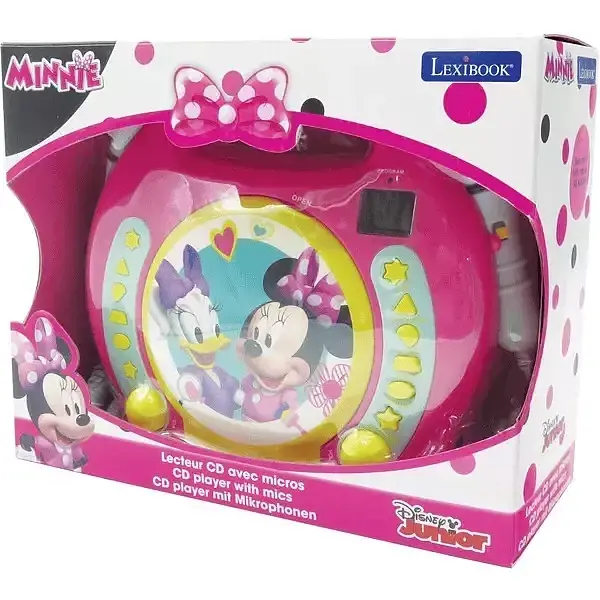 Przenośny odtwarzacz cd myszka minnie lexibook rcdk100mn