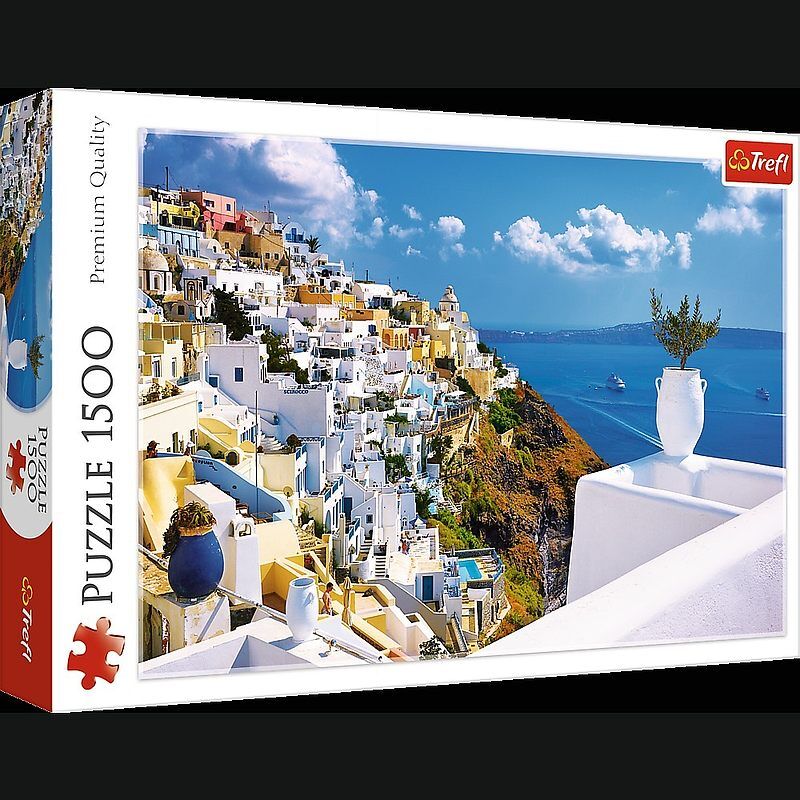 Puzzle 1500 santorini grecja 26119