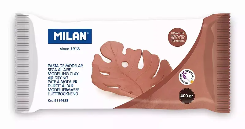 Glina do modelowania air-dry brązowa 400 g,