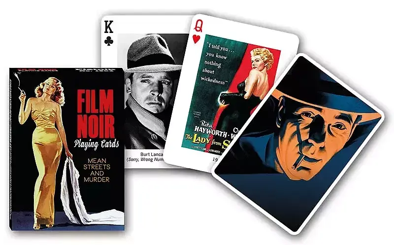 Karty do gry film noir