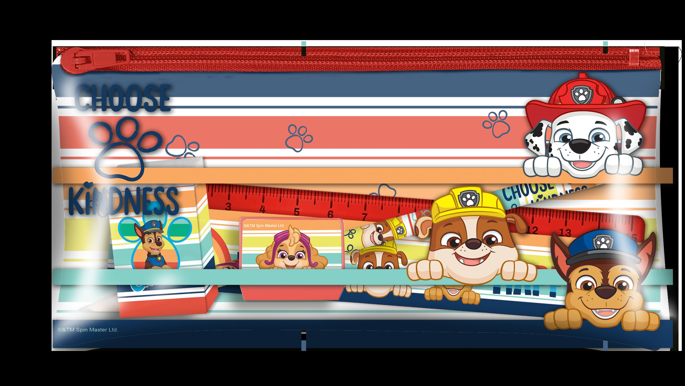 Zestaw piśmienniczy w saszetce Paw Patrol 5 elementów PW19769