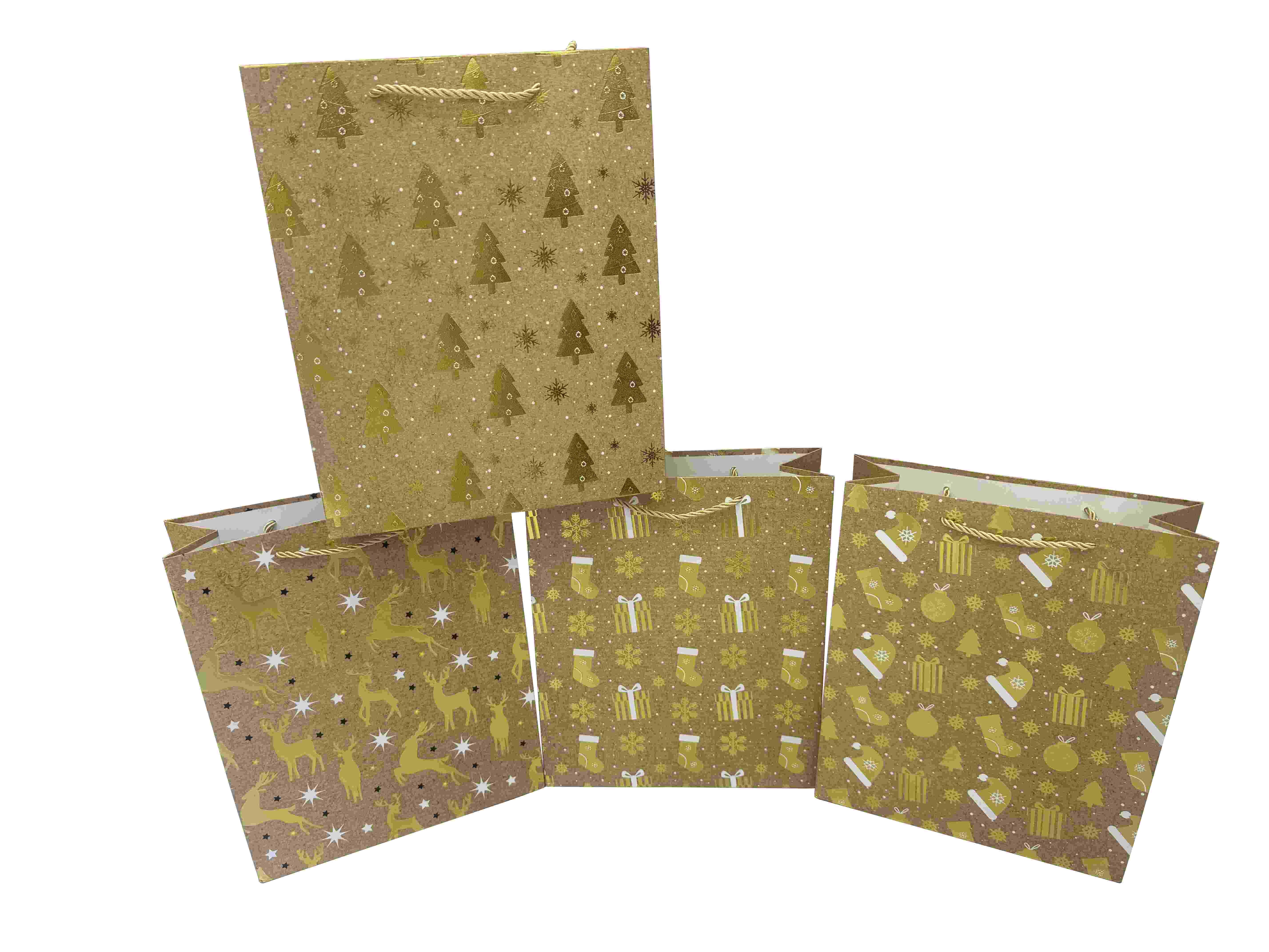 Torebki prezentowe BN 12 sztuk mix wzorów WK 22569 L