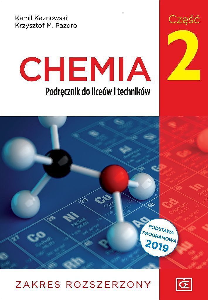 Nowe chemia podręcznik dla klasy 2 liceów i techników zakres rozszerzony chr2
