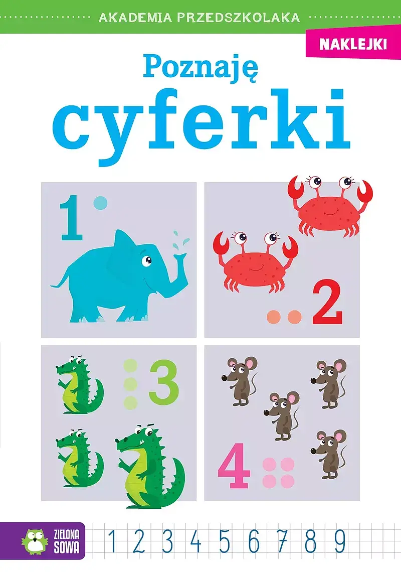 Akademia przedszkolaka. Poznaję cyferki