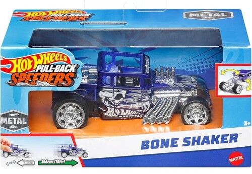 Hot Wheels Pojazd z napędem pull-back HPR70 mix