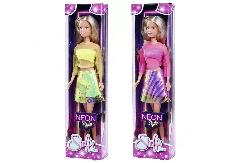 Lalka steffi neonowy styl 1 szt. Mix