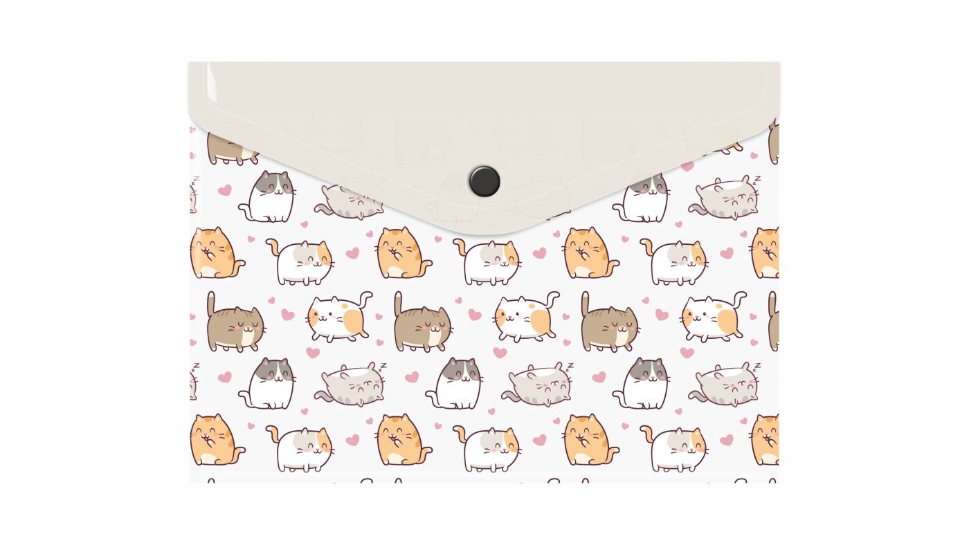 Teczka koperta A5 pp z nadrukiem kittens
