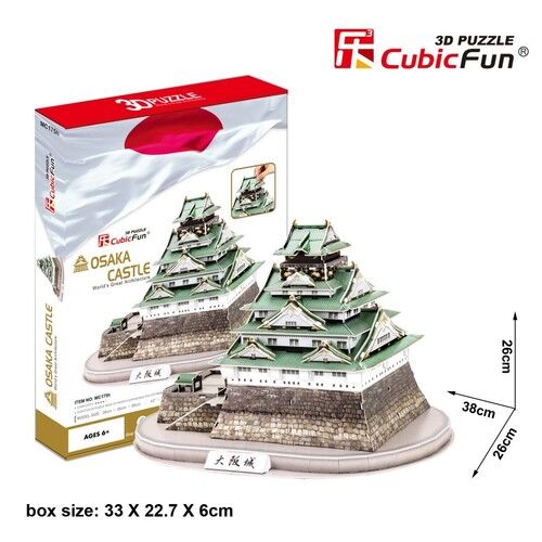 Puzzle 3D Osaka Zamek