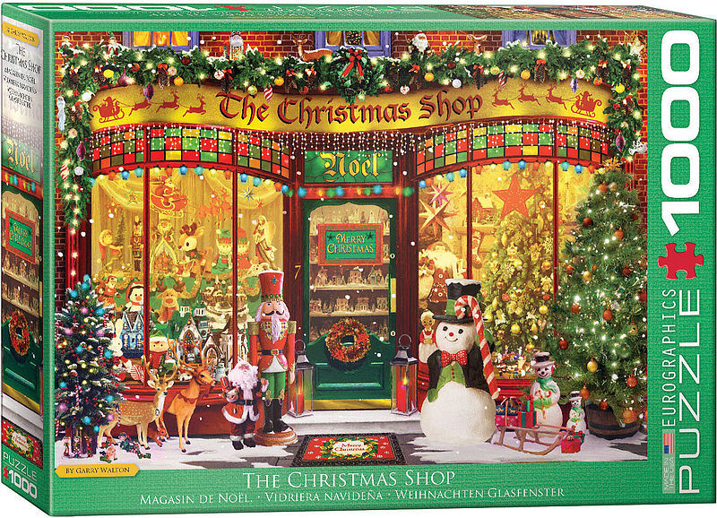 Puzzle 1000 the christmas shop by g. Wal 6000-5521