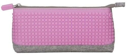 Piórnik tuba Pixelbags szaro-fioletowy