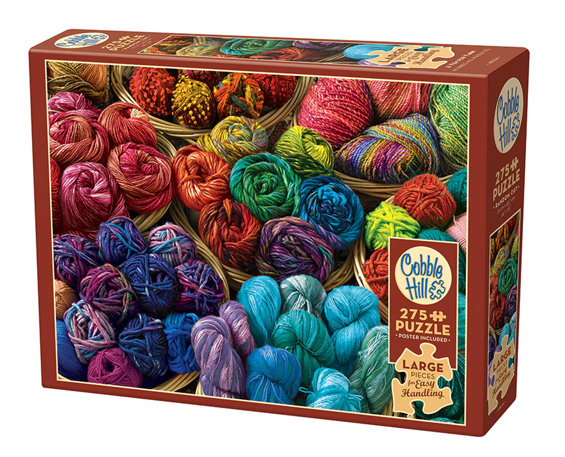 Puzzle 275 XL Kłębki włóczki 113035