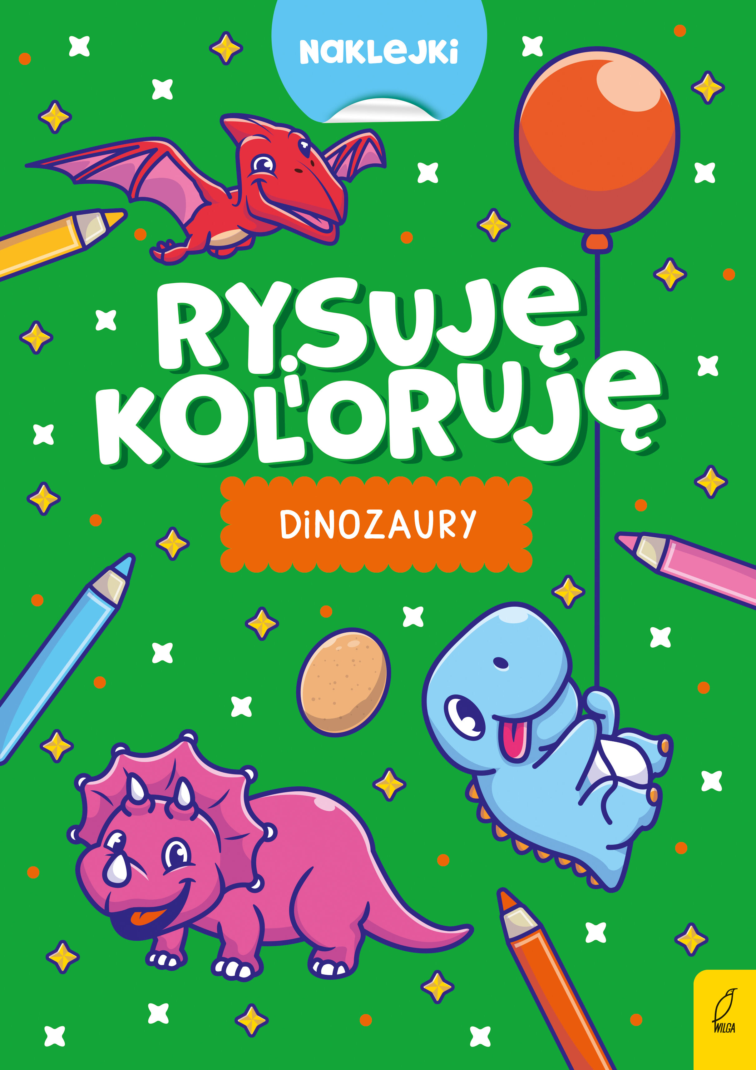 Rysuję i koloruję. Dinozaury i potworki