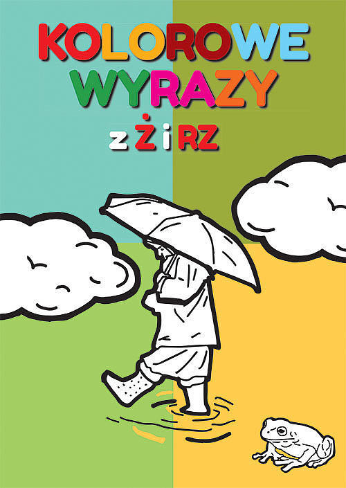 Kolorowe wyrazy z Ż i RZ