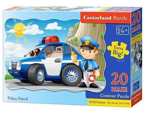 Puzzle 20 maxi policja