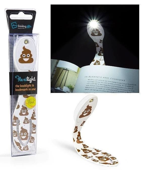 Lampka do książki tg flexilight poo kupa