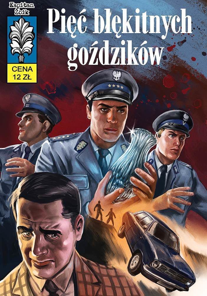 Kapitan Żbik - 54 - Pięć błękitnych goździków (okładka A)
