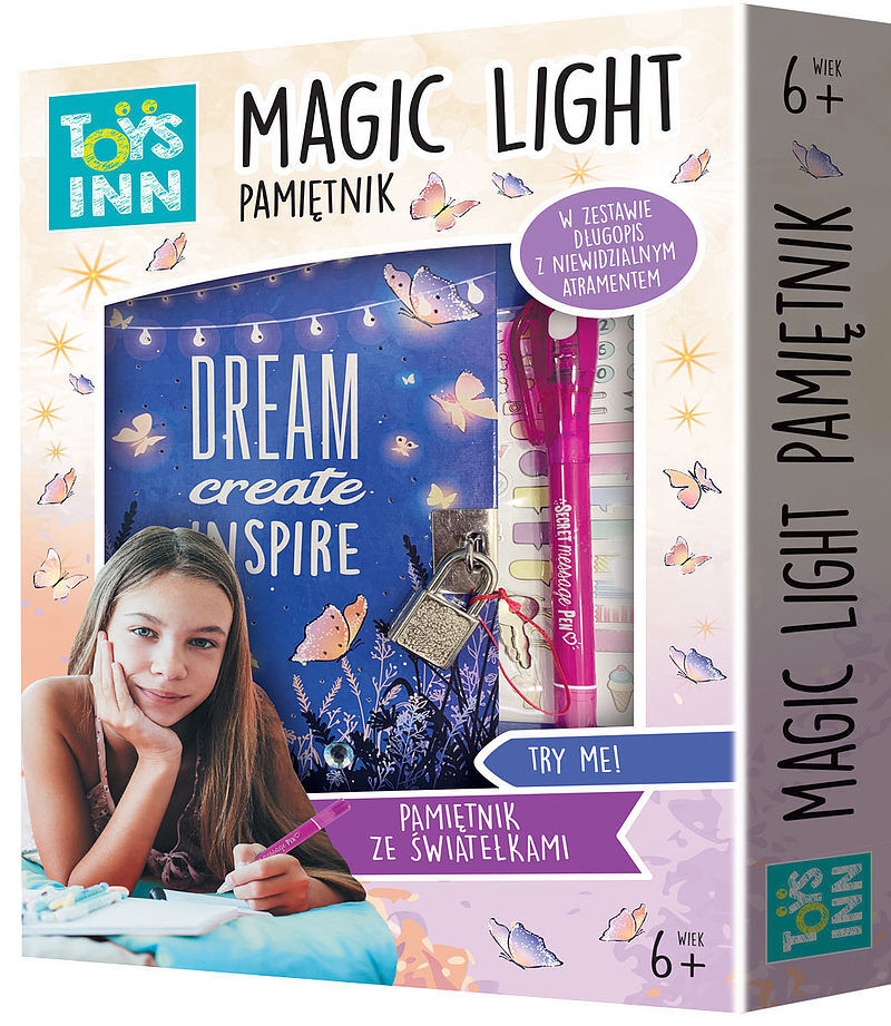 Pamiętnik ze światełkami magic light dreams stn 7830