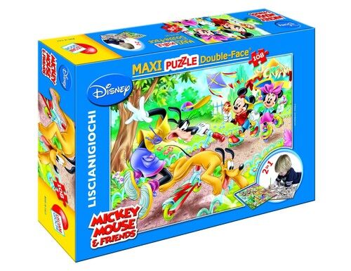 Puzzle dwustrone maxi Myszka Miki i przyjaciele 108