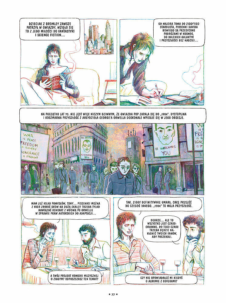 David Bowie w komiksie