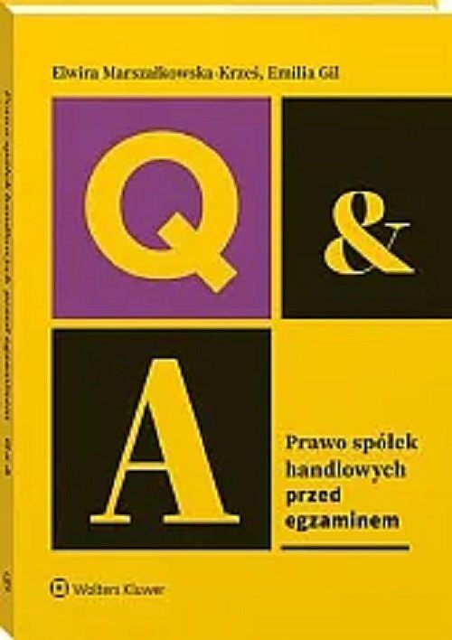 Prawo spółek handlowych Przed egzaminem