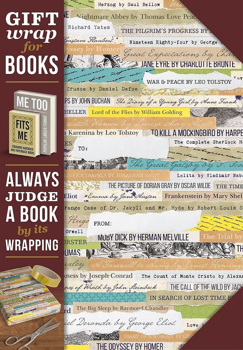 Gift wrap - papier do książki - reading list