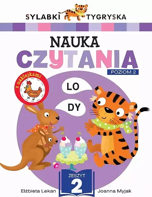 Sylabki Tygryska. Nauka czytania Poziom 2. Zeszyt 2