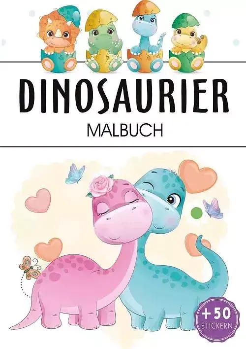 Dinosaurier. Malbuch
