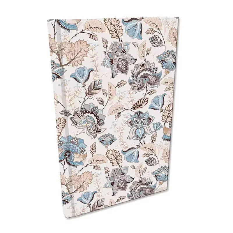 Notes a5 kratka soft touch paisley kwiaty kawowe