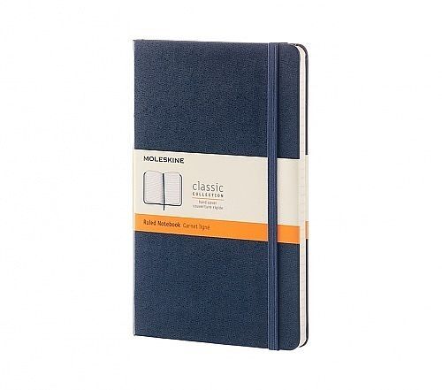 Notes Moleskine Classic L w linie szafirowy