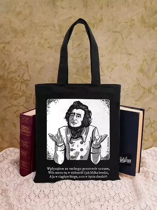 Torba na książki / MICKIEWICZ / czarna