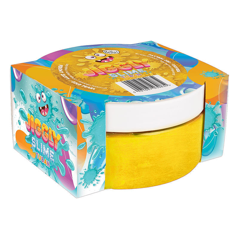Jiggly slime złoty perłowy 200g
