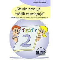 Główka pracuje teścik rozwiązuje