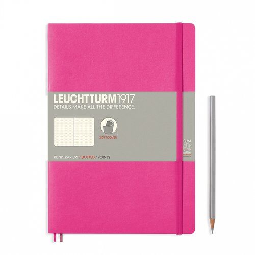 Notatnik B5 Leuchtturm1917 w kropki nowy różowy