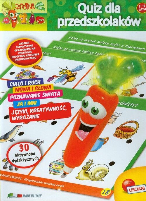 Quiz dla przedszkolaków 3-4 lata