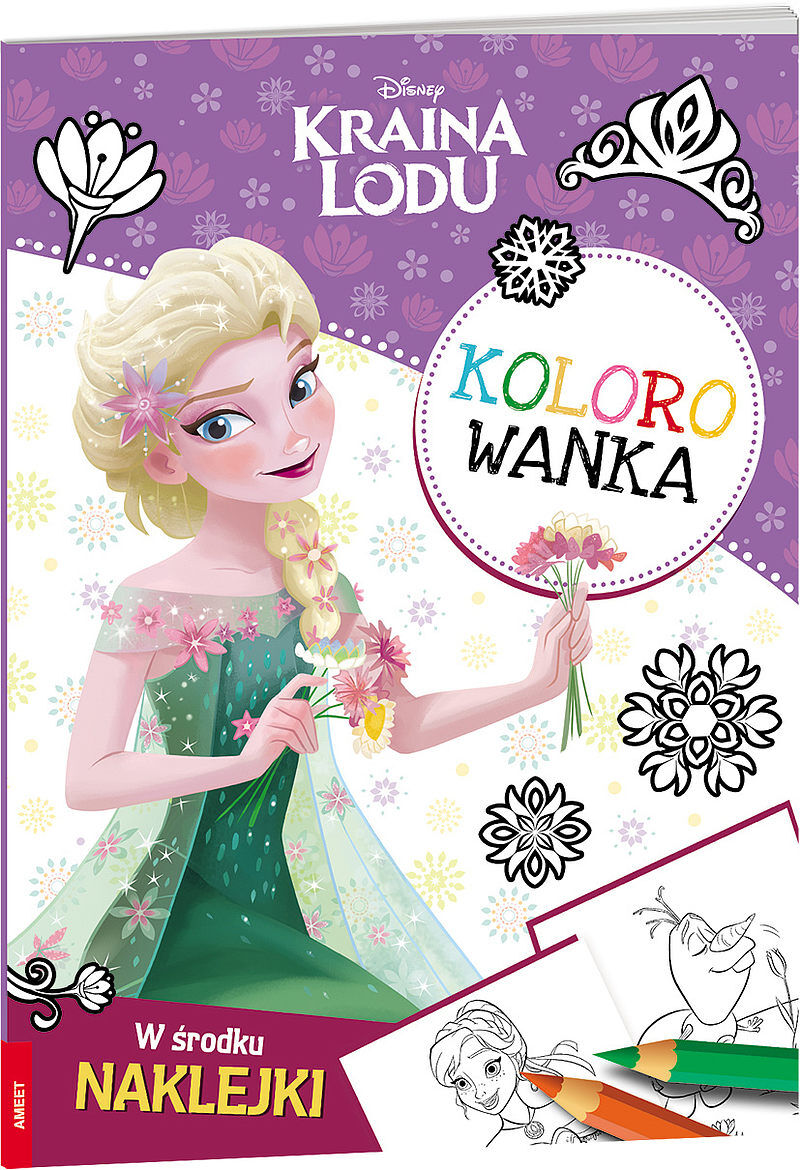 Kraina lodu kolorowanka kolx-9105