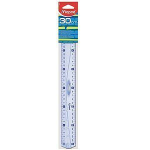 Linijka Maped Geometric 30 cm skala po obu stronach z uchwytem