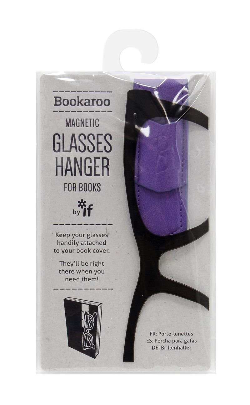 Uchwyt na okulary fioletowy bookaroo glasses hanger if