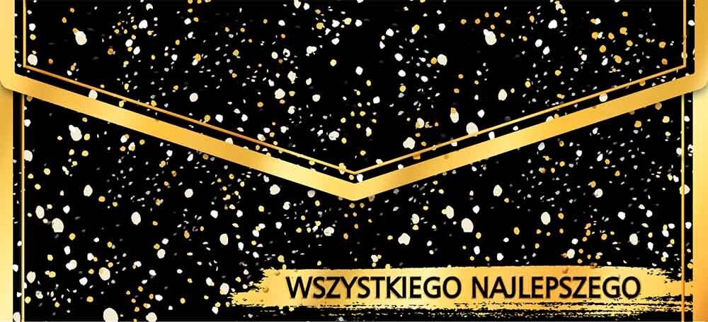 Koperta na pieniądze Black