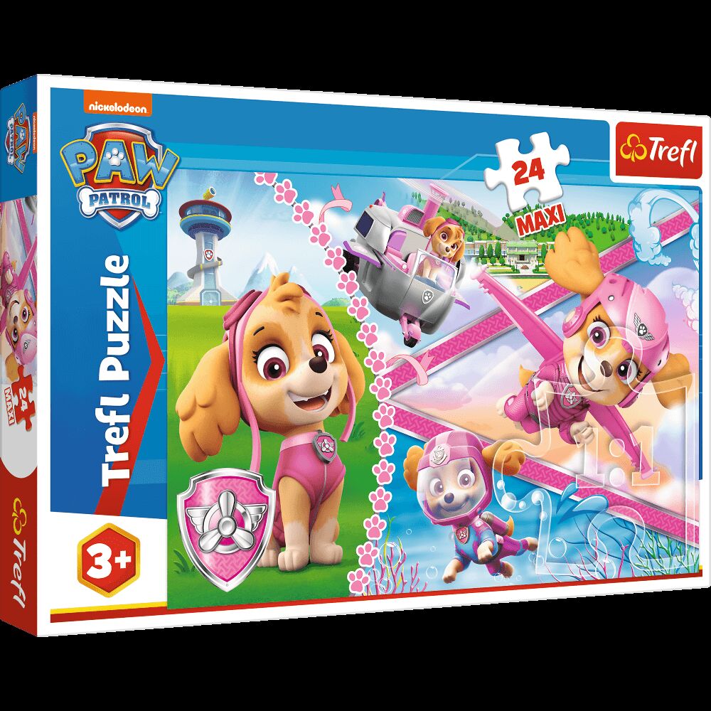 Puzzle 24 maxi Bohaterska Skye Psi Patrol 14307