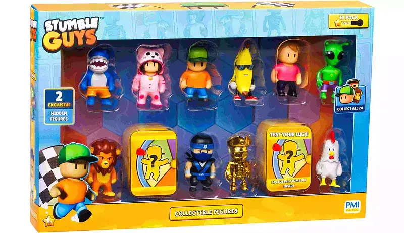 Stumble guys figures 12 pack deluxe box a