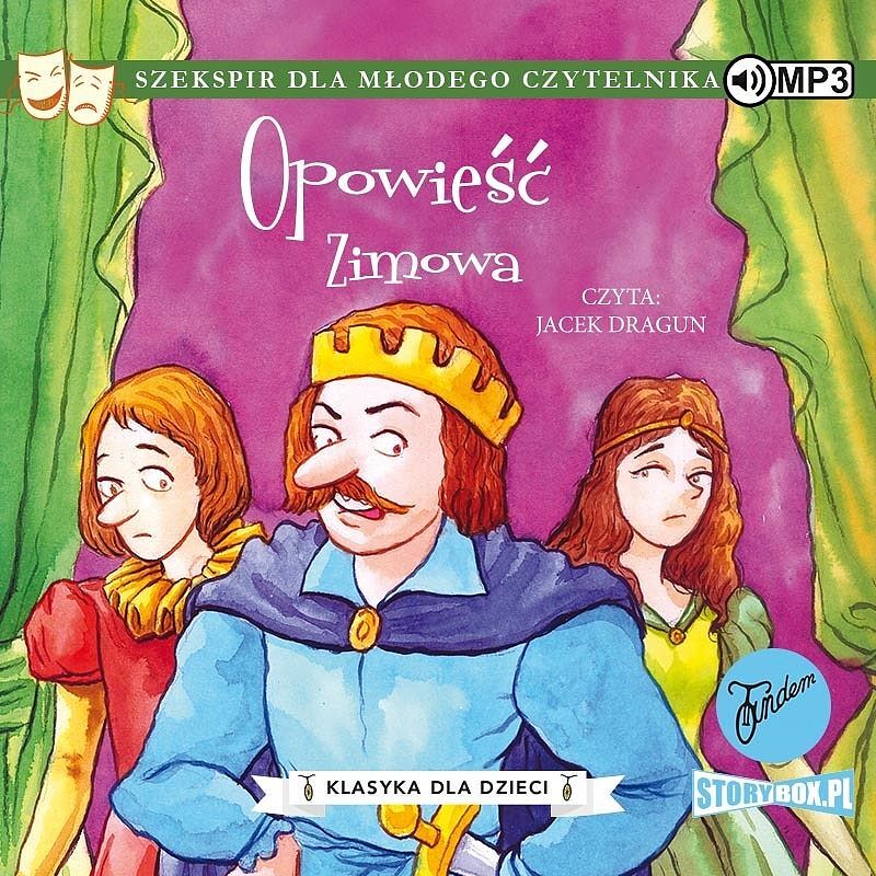 Cd mp3 opowieść zimowa. Klasyka dla dzieci. William szekspir. Tom 5