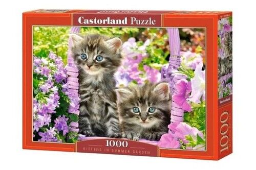 Puzzle 1000 Kittens In Summer Garden