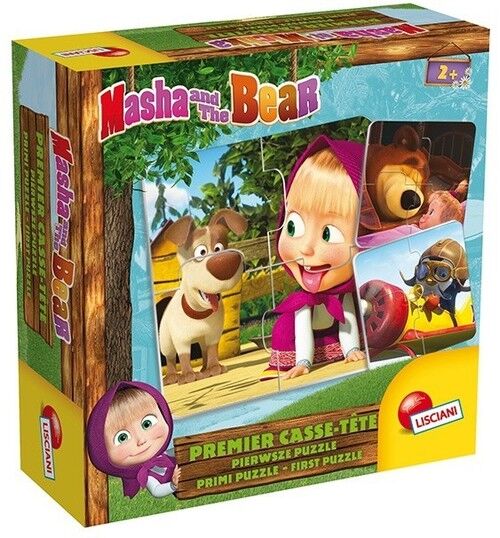 Pierwsze puzzle Masza i Niedźwiedź mix